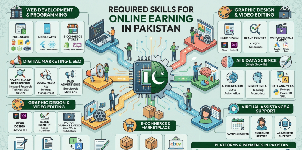 online earning in Pakistan