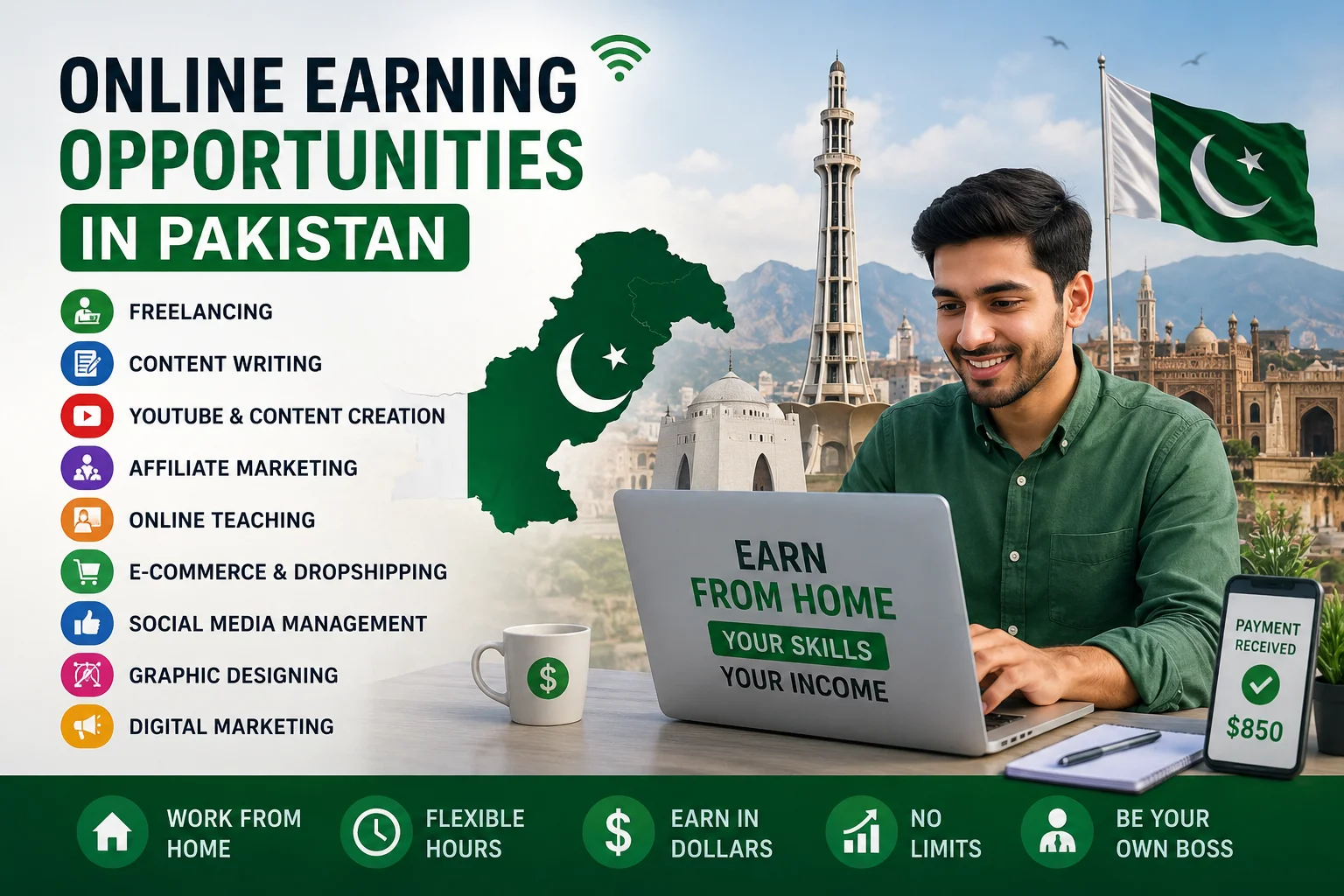 What Are the Best Online Earning Opportunities in Pakistan?
