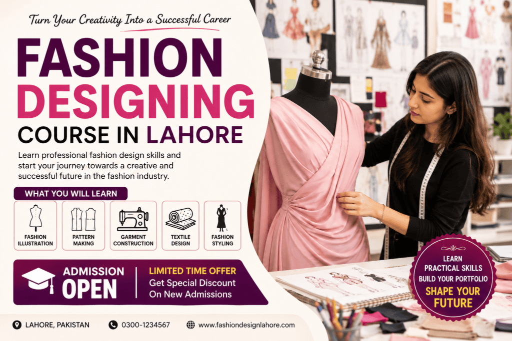 fashion designing course in lahore